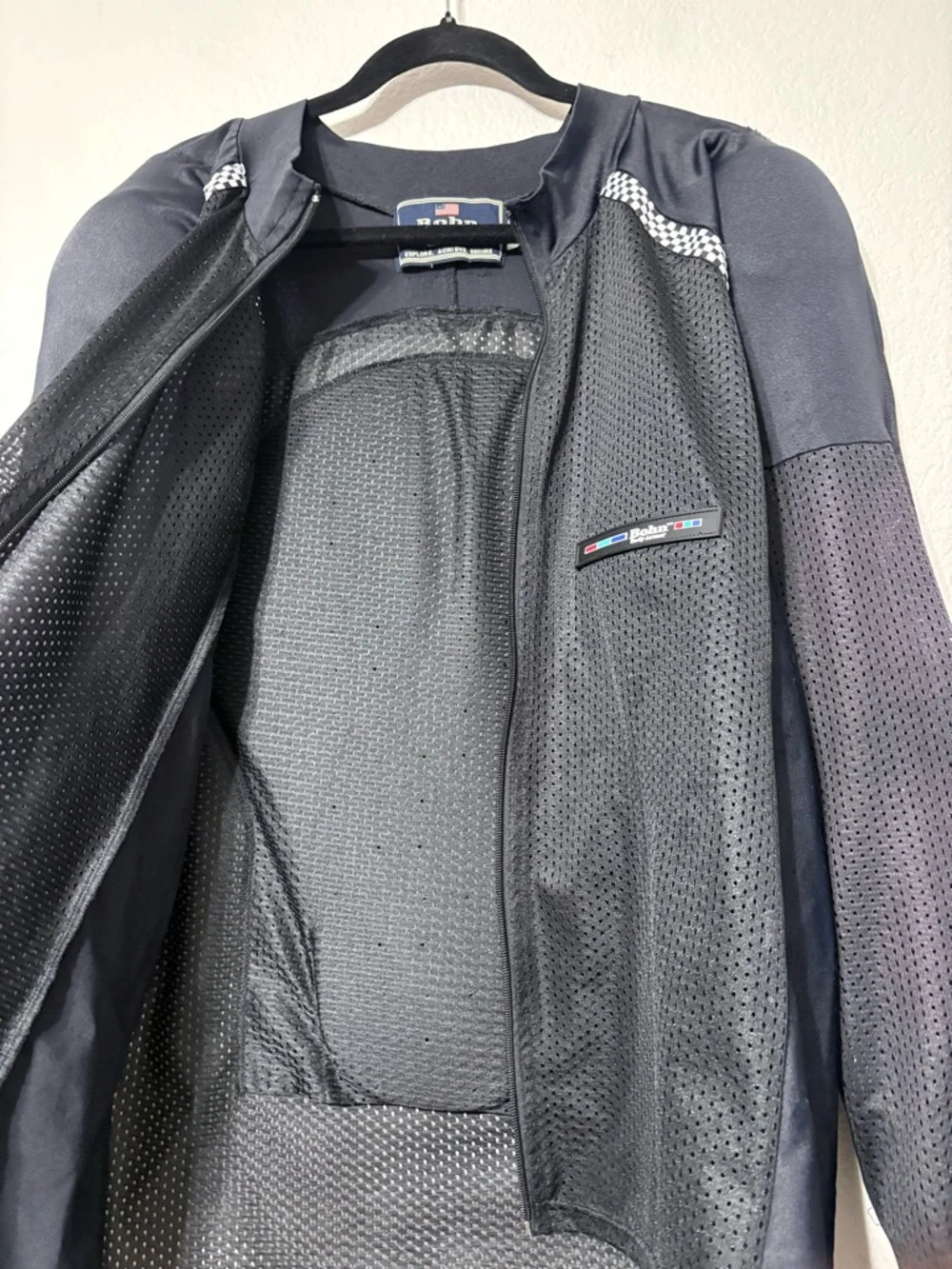 Bohn Body Armor AIRTEX ARMORED MOTORCYCLE SHIRT Black Mesh Zip Jacket XXL USA